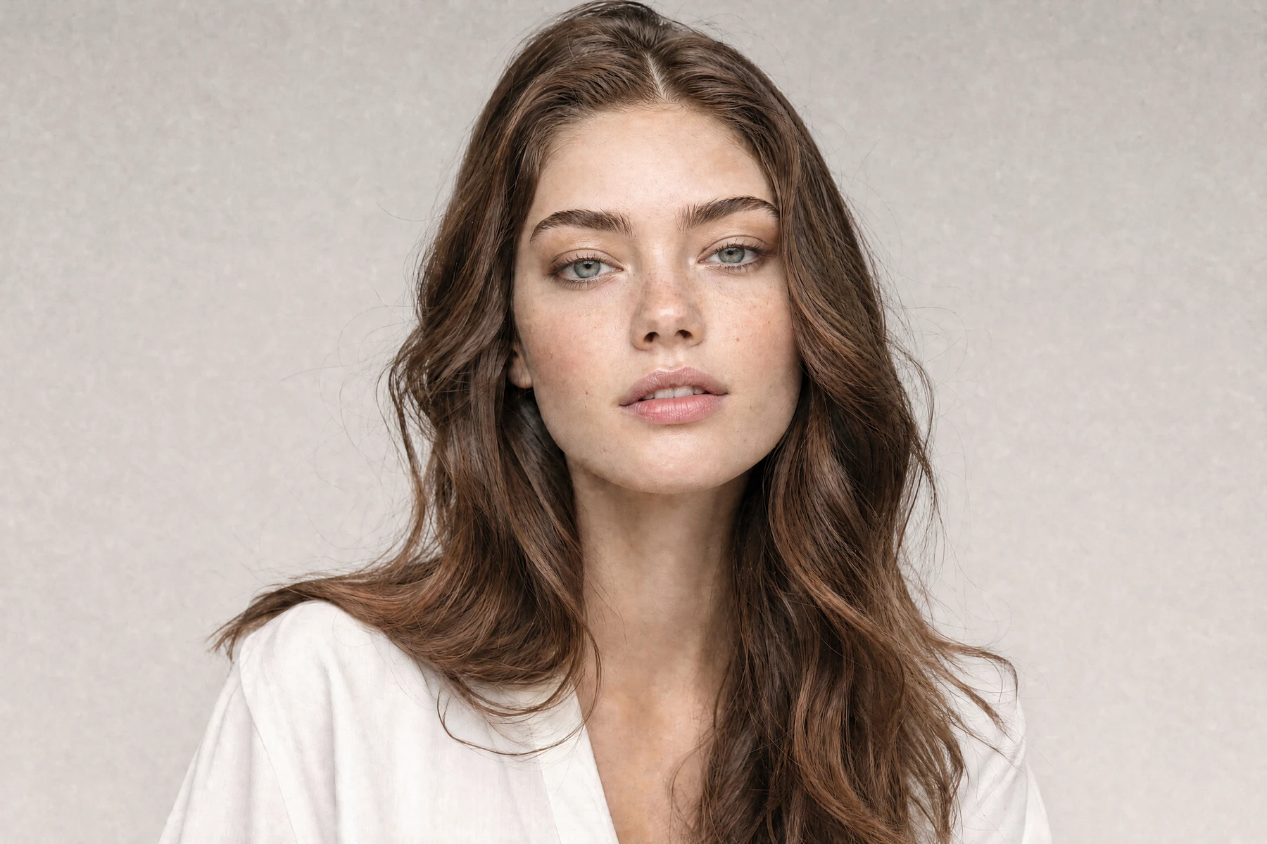 Skin retouch — drag the slider — before editing